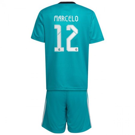 Koszulka Real Madryt Marcelo 12 Trzeci Koszulki Piłkarskie 2021-2022 Krótki Rękaw